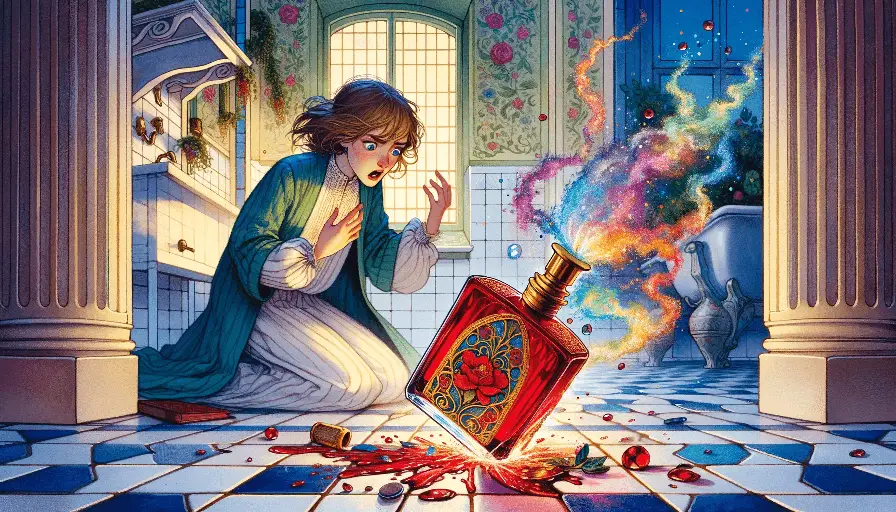 El secreto del frasco carmesí