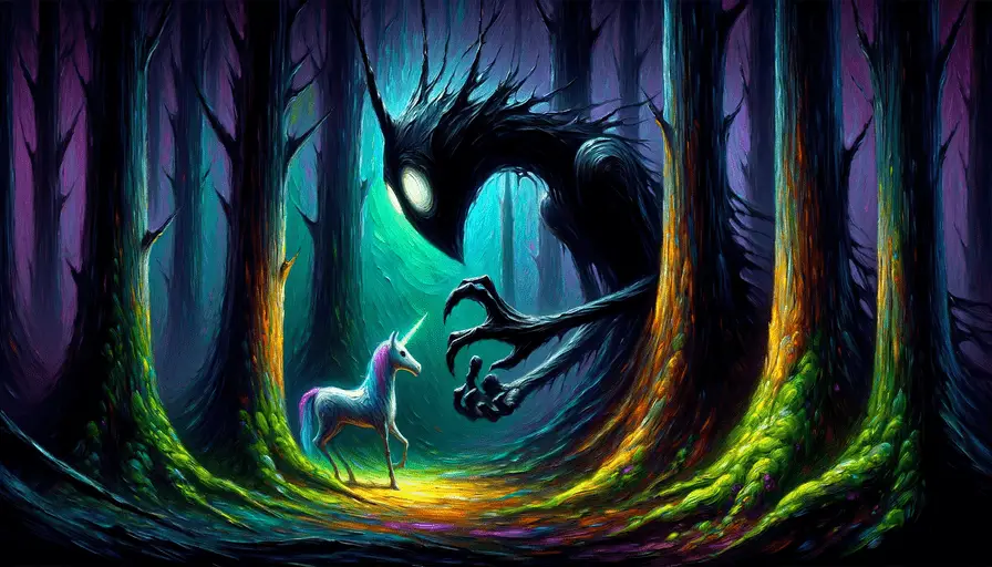 El unicornio de cuerno desmontable
