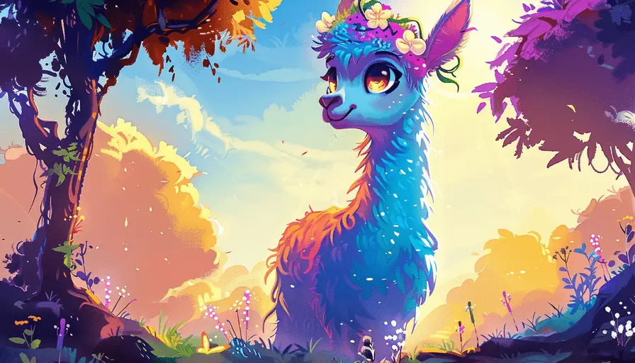 Llamarada y el Árbol de Colores